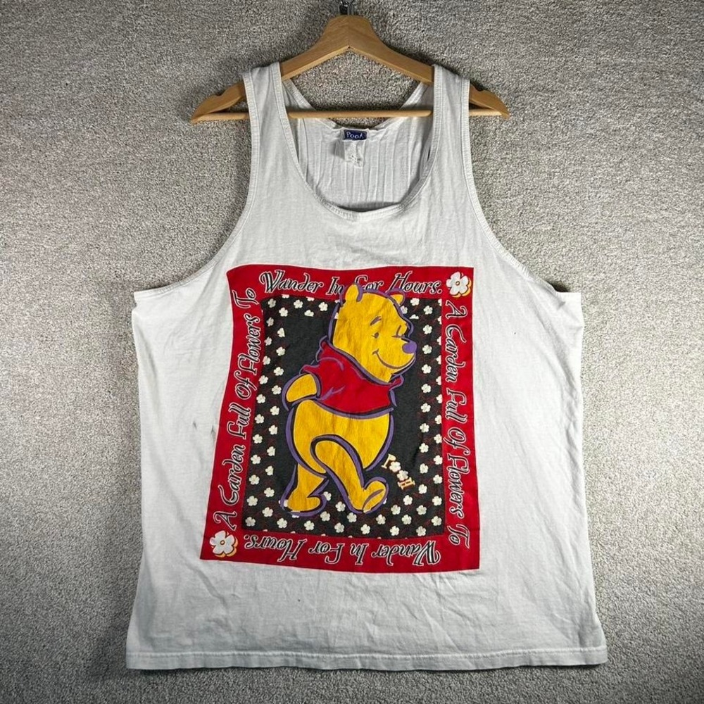 Vintage 90s Disney Winnie the Pooh women's oversized tank top